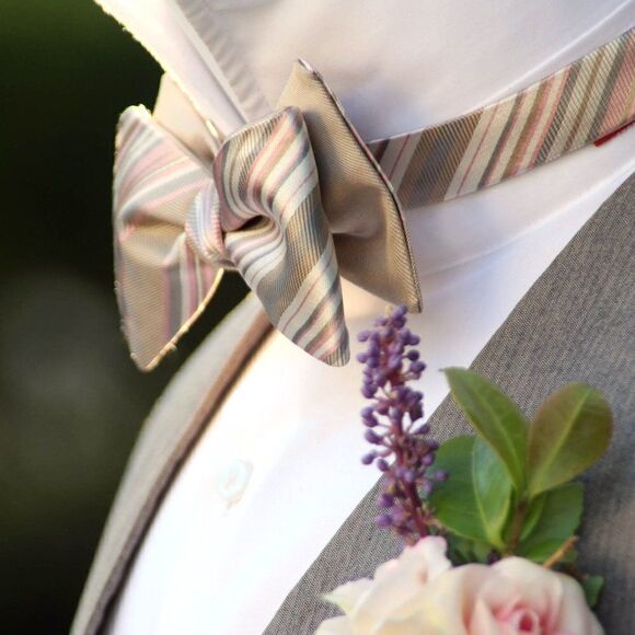 NWT Men's bow tie Silk Self-tied Gift Box S441 Christmas gift Ready to ship - Picture 2 of 8